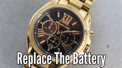 how to change a battery on a michael kors watch|Michael Kors smart watch battery.